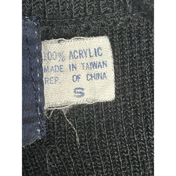 Bonnie Lee LeRoy Size Small Black Floral Embroidered Sweater Vest Cardigan Goth - Picture 7 of 10